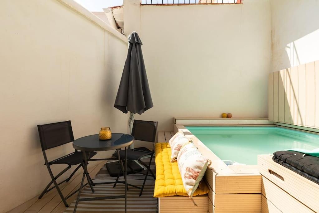 Cozy Loft Patio+Pool +Wifi Apartment Valencia Bagian luar foto